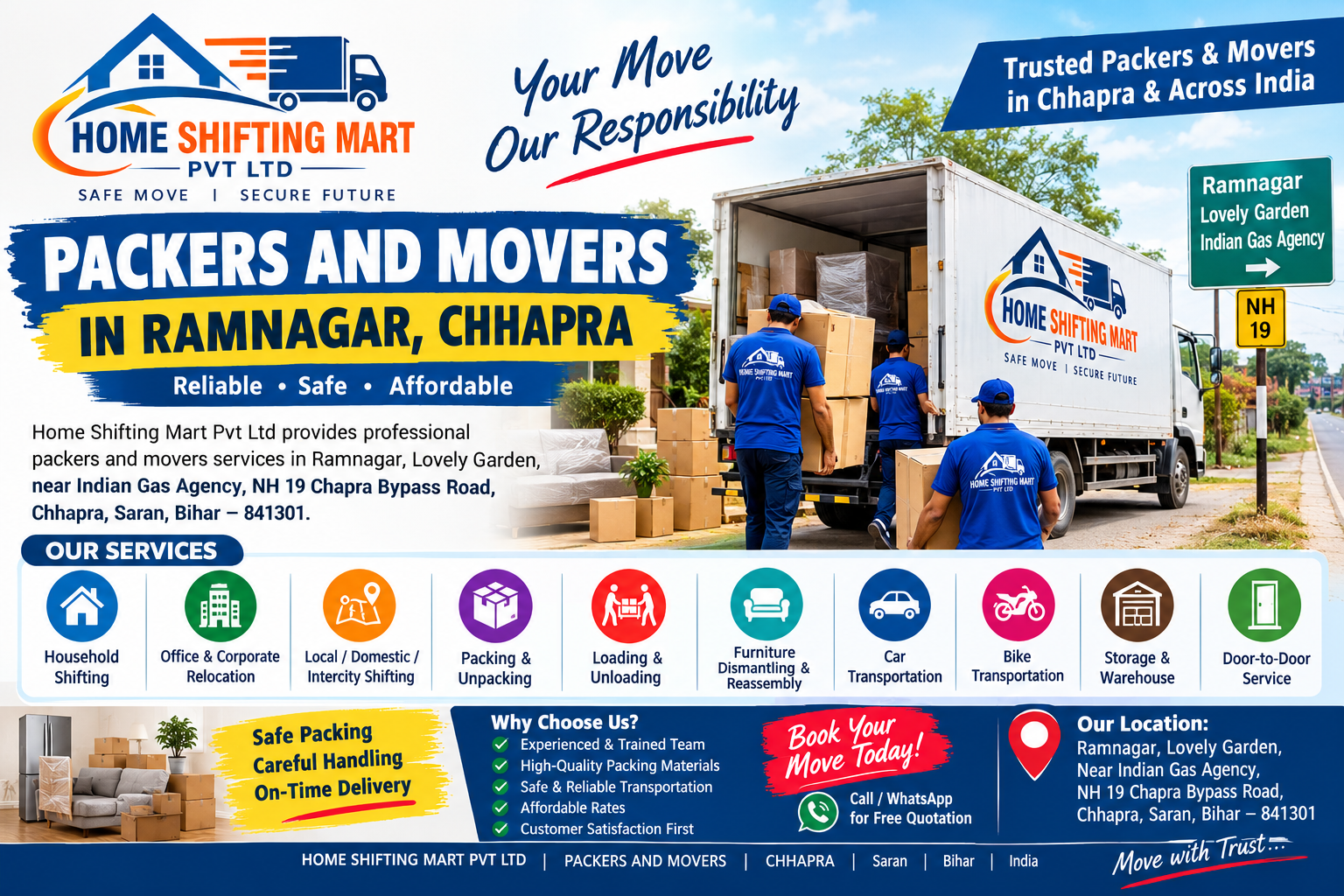 Packers and Movers in Chhapra Bihar